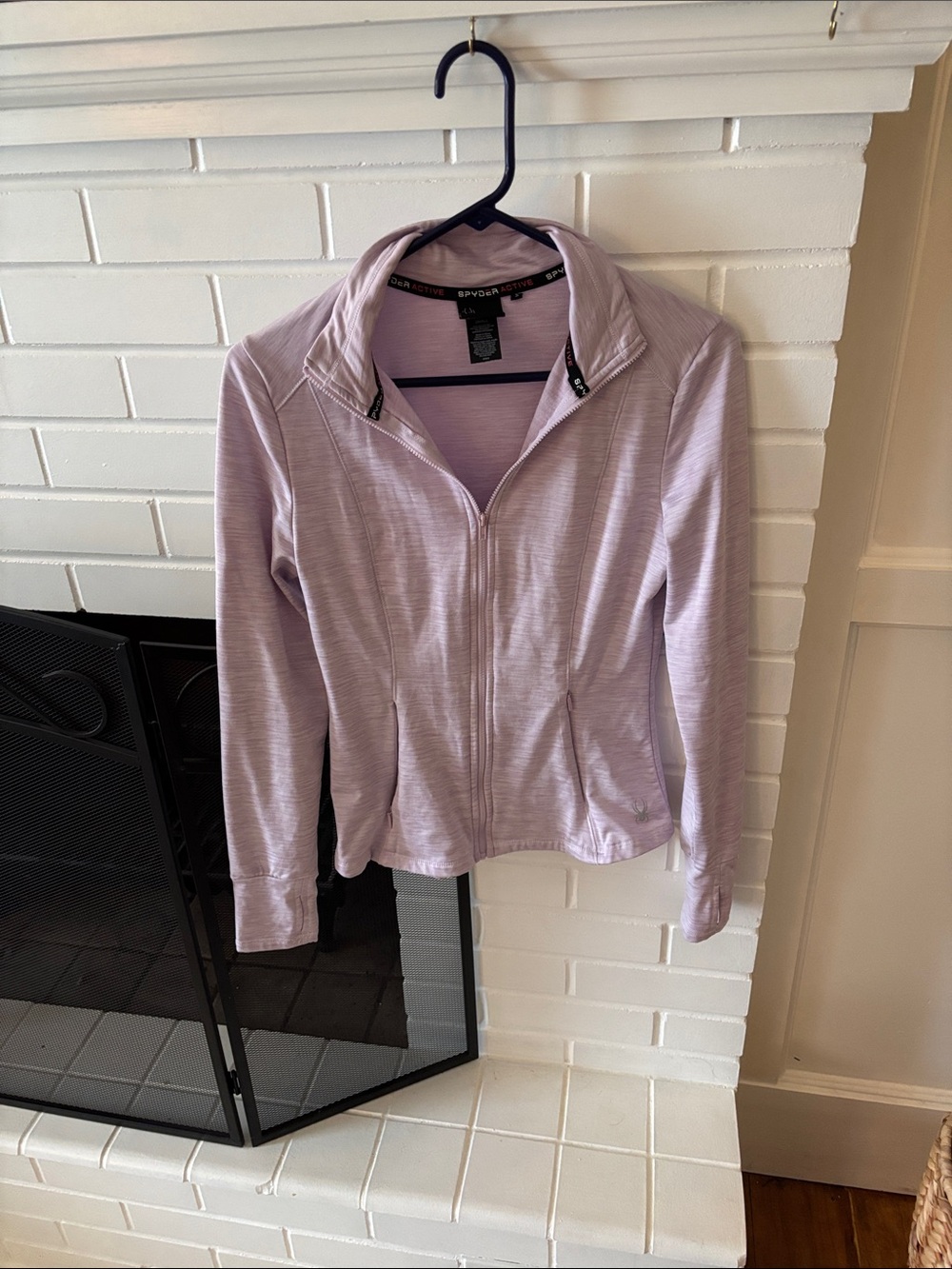 Lavender Full-Zip Lightweight Jacket